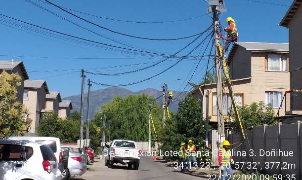 Más de 10 mil nuevos clientes fueron conectados a la red eléctrica durante el 2020 en O’Higgins