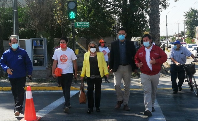 MTT O’Higgins pone en marcha cruce semaforizado en acceso principal de San Vicente