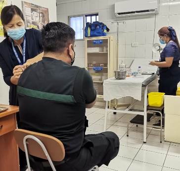 Se inició proceso de inoculación de segunda dosis a internos y funcionarios de la región