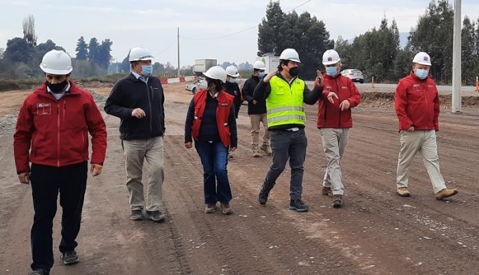 SEREMI de Obras Públicas inspecciona inicio de obras de Ampliación doble vía Ruta 90 sector Manantiales – Placilla