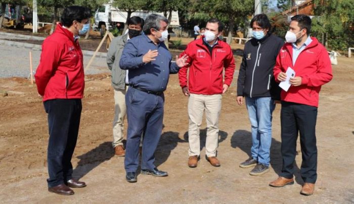 Intendente Guzmán realiza visita inspectiva a obras de mejoramiento del Parque Campesino de Lolol