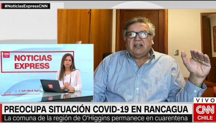 “Preocupante escenario COVID 19 vive Rancagua”, en entrevista con CNN Chile