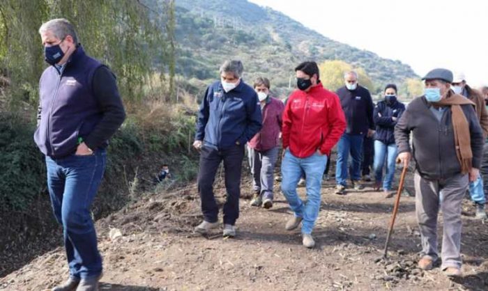 Con fondos de reactivación INDAP reviste el canal Alto Requegua en San Vicente de Tagua Tagua