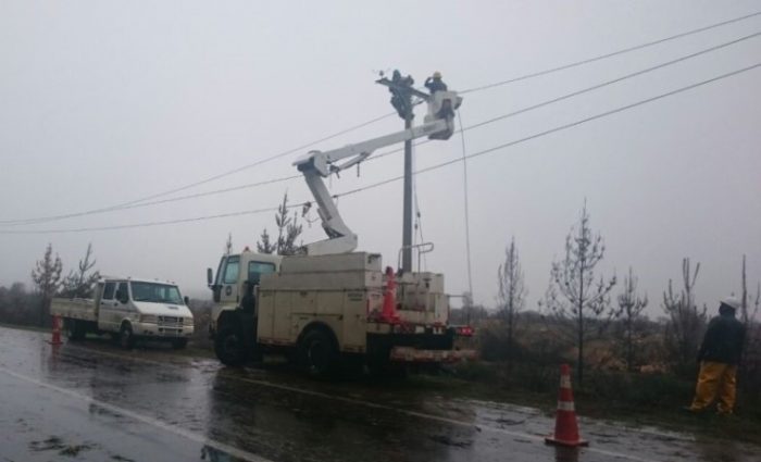 CGE activa plan de acción preventivo por sistema frontal que afectaría a la Región de O’Higgins