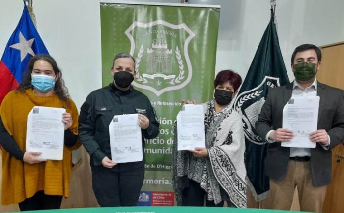 Junta de Vecinos Villa Hermanos Vera  firmó importante convenio de Prestación de Servicio en Beneficio de la Comunidad