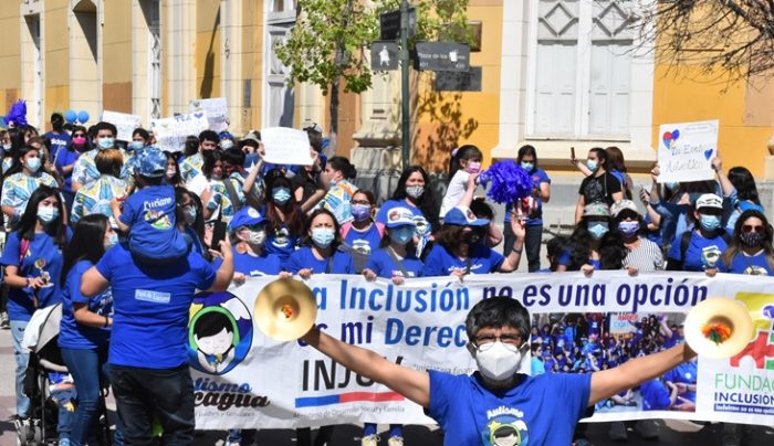 Rancagua se suma a marcha nacional por concientización del autismo