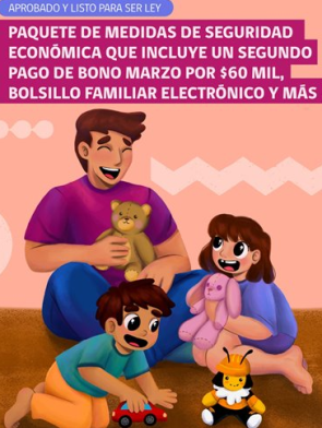 Se despacha a Ley: Bono Marzo al doble beneficiará a más de 85 mil familias en la Región de O’Higgins