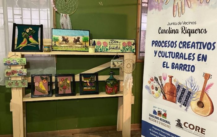 Mujeres de Graneros aprendieron a tejer en telar gracias a recursos del 7% FNDR del Gobierno Regional