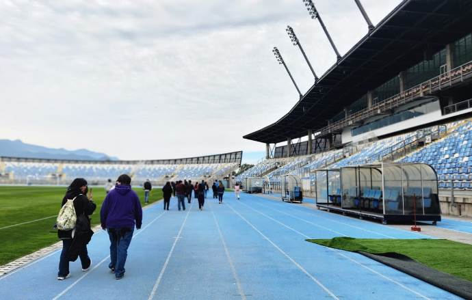 Niños y adolescentes del servicio Mejor Niñez O’Higgins vivieron la Experiencia Estadio