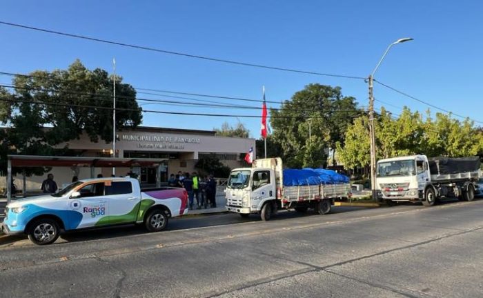 Municipalidad de Rancagua entrega ayuda a damnificados por incendios forestales en Quilpué