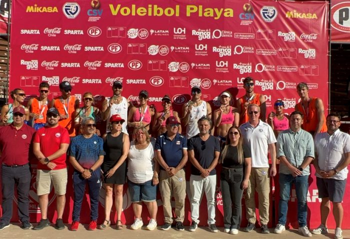 Nuevamente Rancagua se transformó en la capital del deporte con una nueva fecha del Sudamericano de Voley Playa