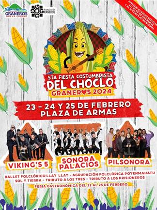 Alcalde Claudio Segovia invita a quinta versión de Fiesta Costumbrista del Choclo de Graneros  