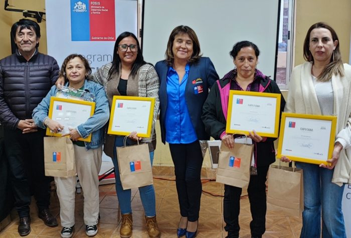 Estudiantes de Litueche crean mural inclusivo apoyados por FOSIS