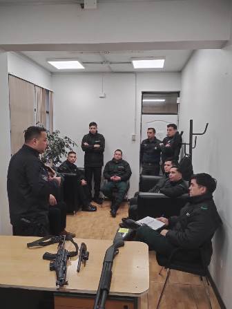 Funcionarios del CDP de Peumo fueron capacitados en uso de armamento fiscal