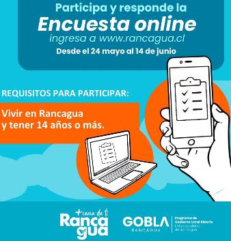 Municipalidad de Rancagua invita a participar de encuesta on line del Plan de Acción Contra el Cambio Climático