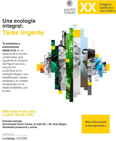 Santo Tomás realizará XX versión del Congreso Católicos y Vida Pública