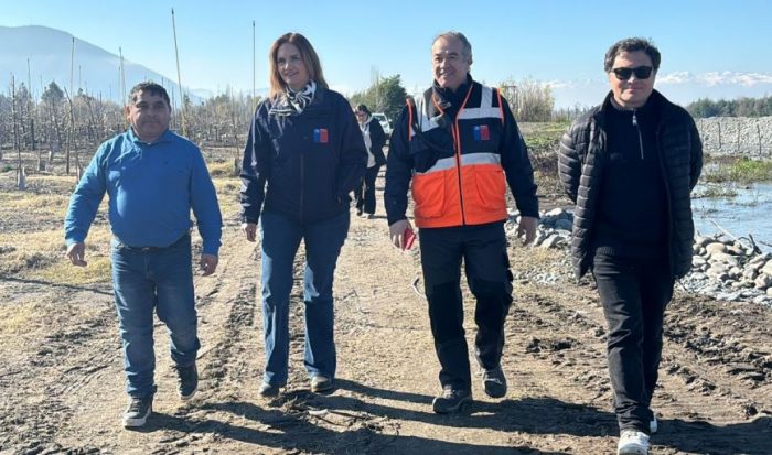 Directora nacional Senapred recorre zonas afectadas en O’Higgins