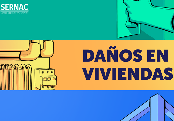 SERNAC recuerda derechos de consumidores ante eventuales fallas de construcción en viviendas evidenciadas tras el sistema frontal