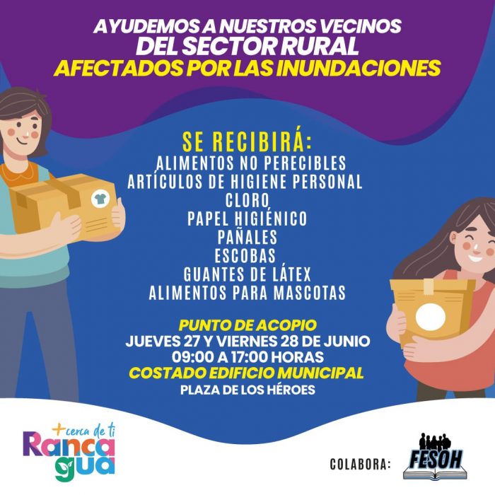 Ayudemos a nuestros vecinos del sector rural