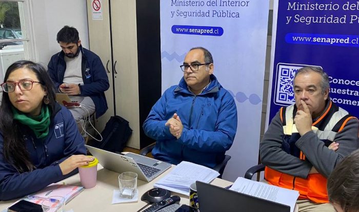 “Estamos distribuidos en terreno monitoreando la situación”