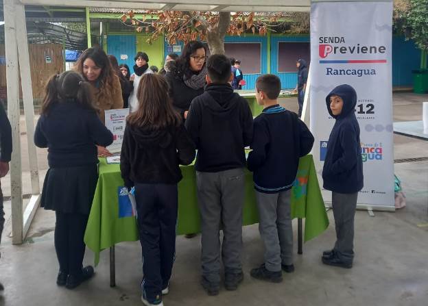 SENDA Previene Rancagua realizó actividad deconmemoración al mes de la prevención de alcohol y otras