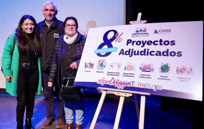 Gobernador Regional entregó fondos del 8% Comunitario a organizaciones sociales de la provincia de Cachapoal