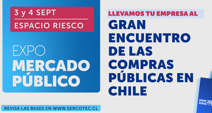 SERCOTEC abre convocatoria para que mipymes y cooperativas participen en Expo Mercado Público 2024