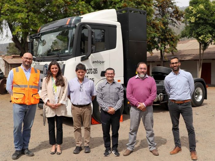 Primer camión eléctrico para el reciclaje de residuos industriales se estrena en División El Teniente