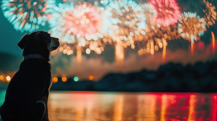 Fuegos artificiales: infierno de fin de año para las mascotas
