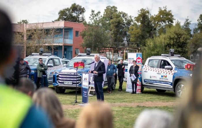 Gobierno Regional de O’Higgins lidera ranking de las gobernaciones con más ejecución en seguridad pública del país