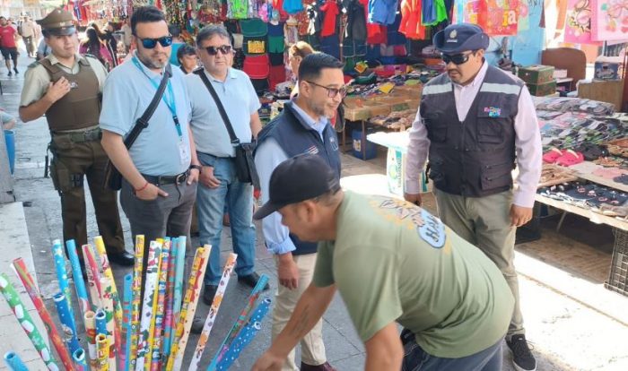 Realizan operativo de seguridad en el centro de Rancagua