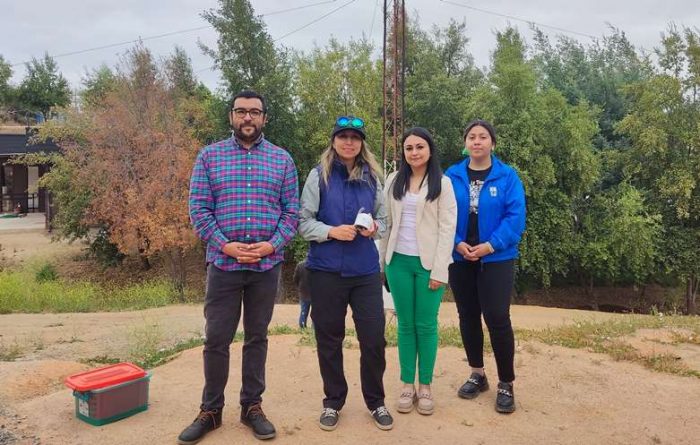 Instalan sensores para medir la contaminación del aire en Colchagua y Cardenal Caro provocada por incendios forestales