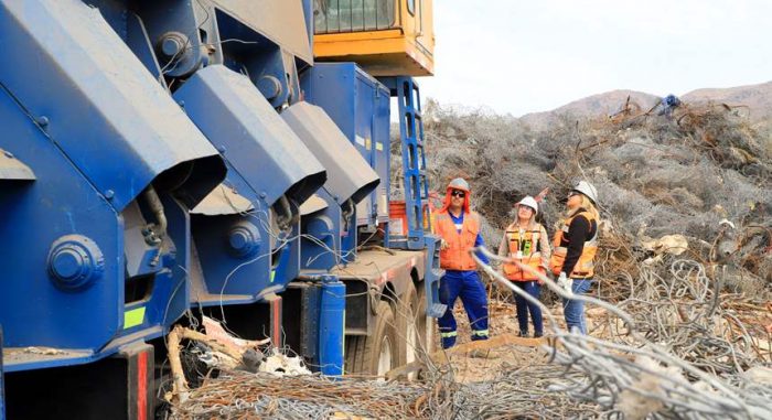 División El Teniente recicla y valoriza el 55% de sus residuos industriales no peligrosos