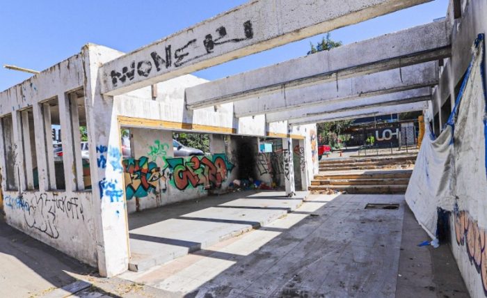 Municipalidad de Rancagua inicia cierre perimetral de Plaza Rodeo para su demolición