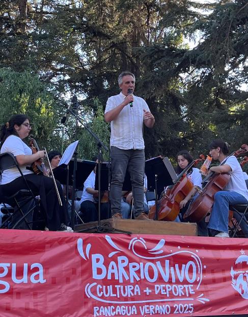 Música, deporte y adrenalina llegan a las plazas de Rancagua con “Barrio Vivo 2025”
