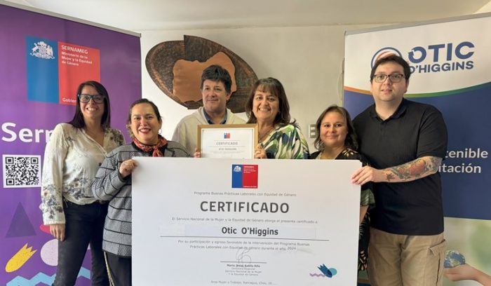 OTIC O’Higgins egresa con éxito del Programa Buenas Prácticas Laborales con Equidad de Género del SernamEG O’Higgins