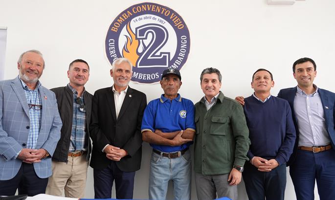 Entregan moderno cuartel de Bomberos a la Segunda Compañía de Chimbarongo