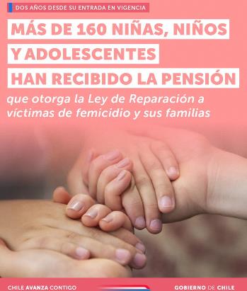 En O´Higgins se han entregado 12 pensiones a niños y adolescentes que han perdido a sus madres producto de un femicidio