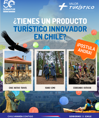 SERNATUr premiará los productos más innovadores del país con su concurso Más Valor Turístico 2025