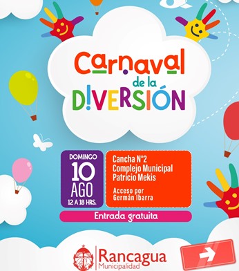 Rancagua celebrará el Día del Niño con una jornada familiar llena de espectáculos y sorpresas en el Complejo Patricio Mekis