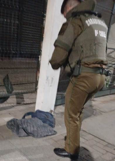 Dos individuos detenidos esta madrugada en pleno centro de Rancagua