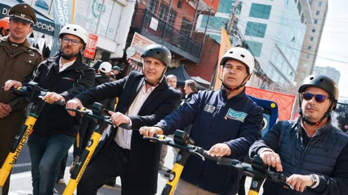 Rancagua y Machalí dan inicio a la operación de 150 scooters eléctricos para sus vecinos