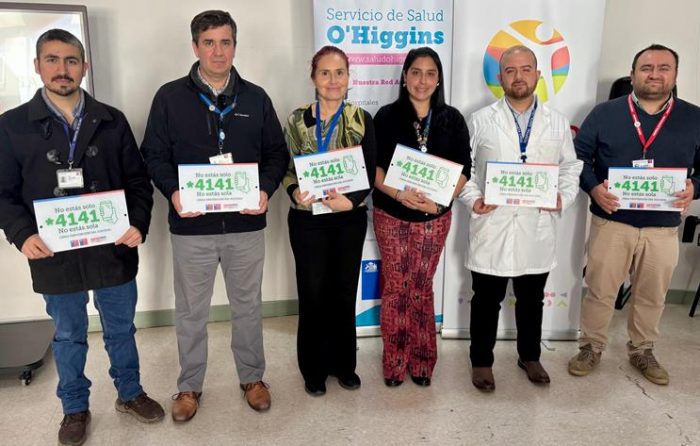 Red de Salud O’Higgins refuerza compromiso con la salud mental laboral