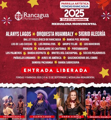 Por primera vez, Rancagua contará con un escenario central para la celebración de las Fiestas Patrias