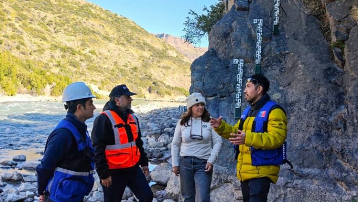 MOP O’Higgins refuerza monitoreo hídrico en cordillera del Alto Cachapoal ante llegada del invierno