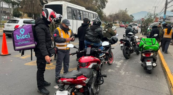 Municipio de Rancagua despliega operativo conjunto que permitió retirar 12 motocicletas de circulación