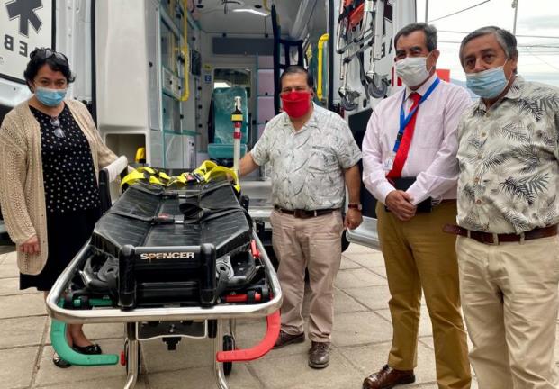 CESFAM de Cunaco cuenta con nueva ambulancia para traslado de pacientes