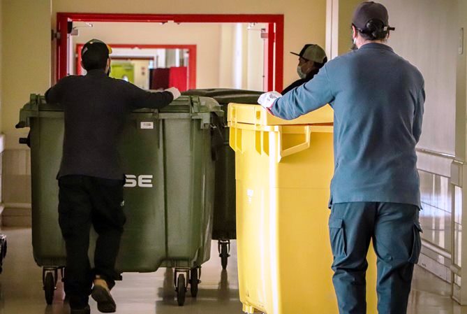 HRLBO elimina 4 mil kilos semanales de residuos especiales asociados a la pandemia