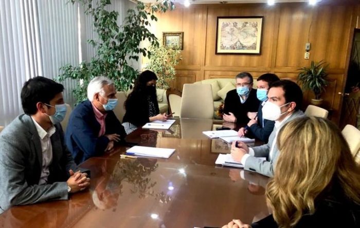 Gobernador electo Pablo Silva Amaya se reúne con Intendente para analizar estado de situación de Gobierno Regional