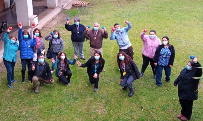 Unidad de Salud Mental del Hospital San Fernando organizó campeonato de bochas
